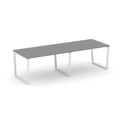 Стайл Проджект Фьюжн SN-6T2.SPRG-011.3 (Серый пепел/Белый) Стол переговорный