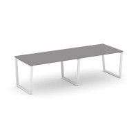 Стайл Проджект Фьюжн SN-6T2.SPRG-013.3 (Серый пепел/Белый) Стол переговорный