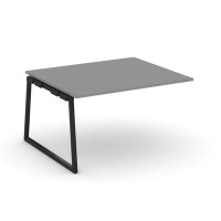 Стайл Проджект Фьюжн SN-4T1.NSPRG-034.3 (Серый пепел/Черный) Проходной наборный элемент переговорного стола