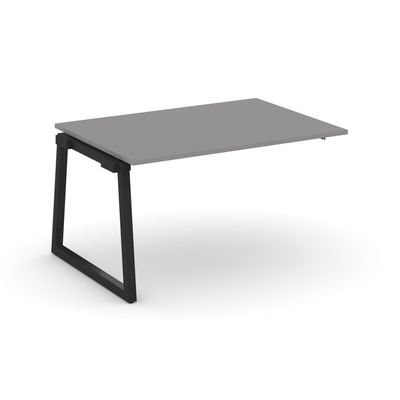 Стайл Проджект Фьюжн SN-5T1.NSPRG-004.3 (Серый пепел/Черный) Проходной наборный элемент переговорного стола