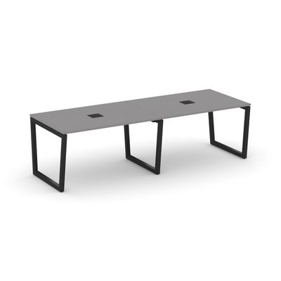 Стайл Проджект Фьюжн SN-5T2.SPRG-011 (Серый пепел/Черный) Стол переговорный