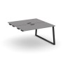 Стайл Проджект Фьюжн SN-6T1.DPRS-002 (Серый пепел/Черный) Стол приставка к опорным элементам