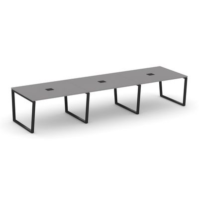 Стайл Проджект Фьюжн SN-6T2.SPRG-052 (Серый пепел/Черный) Стол переговорный