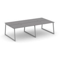 Стайл Проджект Фьюжн SN-4T1.DRS-032 (Серый пепел/Серый) Рабочая станция двухсторонняя