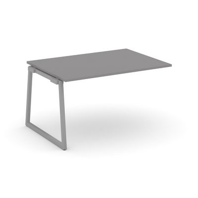 Стайл Проджект Фьюжн SN-4T1.NSPRG-004.3 (Серый пепел/Серый) Проходной наборный элемент переговорного стола