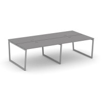 Стайл Проджект Фьюжн SN-4T2.DRS-052 (Серый пепел/Серый) Рабочая станция двухсторонняя