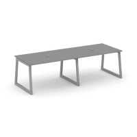 SN-5T1.SPRG-011 (Серый пепел/Серый) Стол переговорный