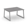 SN-5T1.SPRG-033 Стол переговорный, серый пепел, серый м/к