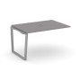 Стайл Проджект Фьюжн SN-6T2.NSPRG-003 (Серый пепел/Серый) Проходной наборный элемент переговорного стола