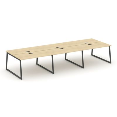 Style Project Fusion SN-4T1.DRS-084 (Акация лорка/Антрацит) Рабочая станция двухсторонняя