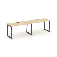 Style Project Fusion SN-4T1.ORS-024 (Акация лорка/Антрацит) Рабочая станция односторонняя