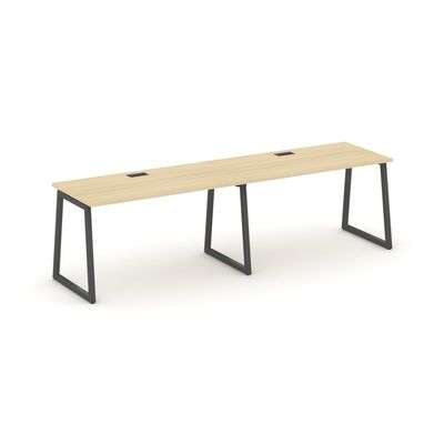 Style Project Fusion SN-4T1.ORS-024 (Акация лорка/Антрацит) Рабочая станция односторонняя