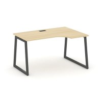 Style Project Fusion SN-4T1.SPA-001(R) (Акация лорка/Антрацит) Стол рабочий эргономичный