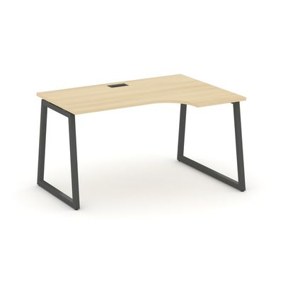 Style Project Fusion SN-4T1.SPA-002(R) (Акация лорка/Антрацит) Стол рабочий эргономичный