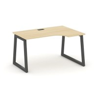 Style Project Fusion SN-5T1.SPA-001(R) (Акация лорка/Антрацит) Стол рабочий эргономичный