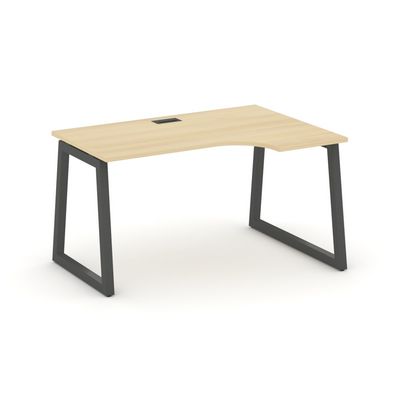 Style Project Fusion SN-5T1.SPA-002(R) (Акация лорка/Антрацит) Стол рабочий эргономичный