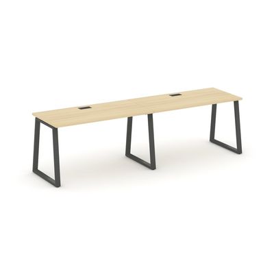 Style Project Fusion SN-6T1.ORS-003 (Акация лорка/Антрацит) Рабочая станция односторонняя