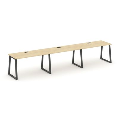 Style Project Fusion SN-6T1.ORS-034 (Акация лорка/Антрацит) Рабочая станция односторонняя