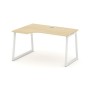 Style Project Fusion SN-4T1.SPA-002(L) (Акация лорка/Белый) Стол рабочий эргономичный