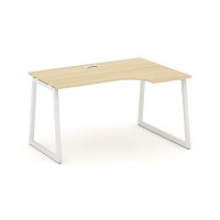 Style Project Fusion SN-4T1.SPA-002(R) (Акация лорка/Белый) Стол рабочий эргономичный