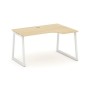Style Project Fusion SN-4T1.SPA-021(R) (Акация лорка/Белый) Стол рабочий эргономичный