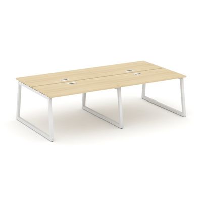 Style Project Fusion SN-5T1.DRS-031 (Акация лорка/Белый) Рабочая станция двухсторонняя