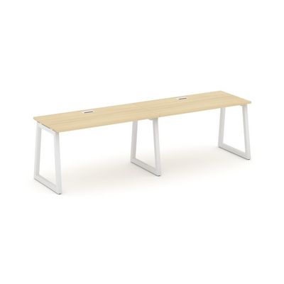 Style Project Fusion SN-5T1.ORS-021 (Акация лорка/Белый) Рабочая станция односторонняя