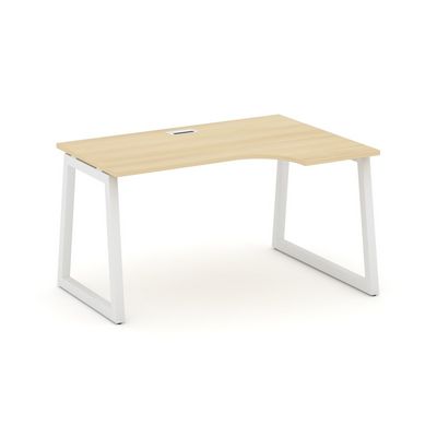 Style Project Fusion SN-5T1.SPA-002(R) (Акация лорка/Белый) Стол рабочий эргономичный