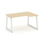 Style Project Fusion SN-5T1.SPA-012(R) (Акация лорка/Белый) Стол рабочий эргономичный