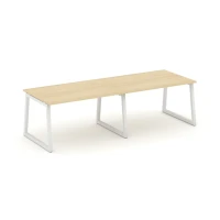 SN-5T1.SPRG-012.3 (Акация лорка/Белый) Стол переговорный