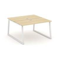 Style Project Fusion SN-6T1.DRS-003 (Акация лорка/Белый) Рабочая станция двухсторонняя