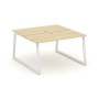 Style Project Fusion SN-6T1.DRS-024 (Акация лорка/Белый) Рабочая станция двухсторонняя