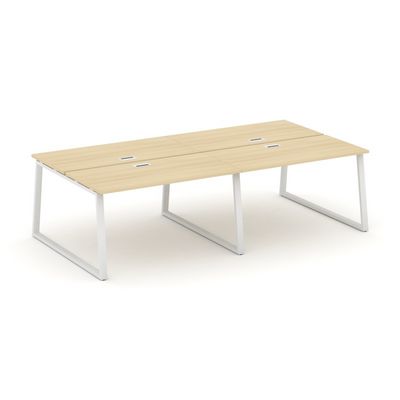 Style Project Fusion SN-6T1.DRS-054 (Акация лорка/Белый) Рабочая станция двухсторонняя