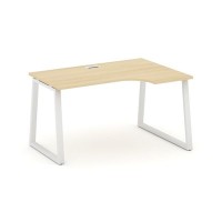 Style Project Fusion SN-6T1.SPA-001(R) (Акация лорка/Белый) Стол рабочий эргономичный