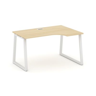 Style Project Fusion SN-6T1.SPA-021(R) (Акация лорка/Белый) Стол рабочий эргономичный