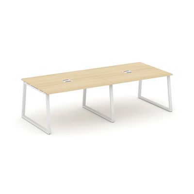 Style Project Fusion SN-6T1.SPRG-043 (Акация лорка/Белый) Стол переговорный