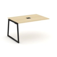 Style Project Fusion SN-4T1.NSPRG-001 (Акация лорка/Черный) Проходной наборный элемент переговорного стола