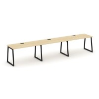 Style Project Fusion SN-4T1.ORS-052 (Акация лорка/Черный) Рабочая станция односторонняя