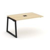 Style Project Fusion SN-5T1.NSPRG-004 (Акация лорка/Черный) Проходной наборный элемент переговорного стола