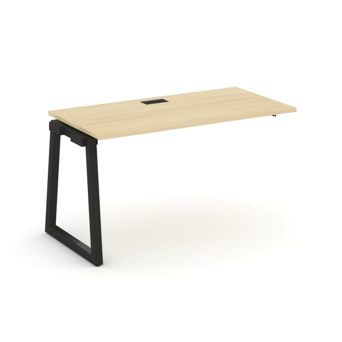 SN-5T1.ONRS-003 Проходной наборный элемент, акация лорка ЛДСП, черный м/к