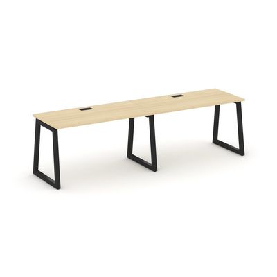 Style Project Fusion SN-5T1.ORS-024 (Акация лорка/Черный) Рабочая станция односторонняя