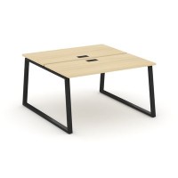 Style Project Fusion SN-6T1.DRS-002 (Акация лорка/Черный) Рабочая станция двухсторонняя