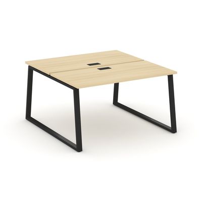 Style Project Fusion SN-6T1.DRS-024 (Акация лорка/Черный) Рабочая станция двухсторонняя