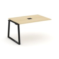 Style Project Fusion SN-6T1.NSPRG-001 (Акация лорка/Черный) Проходной наборный элемент переговорного стола