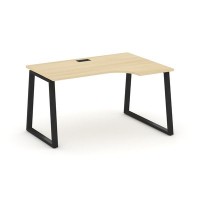 Style Project Fusion SN-6T1.SPA-002(R) (Акация лорка/Черный) Стол рабочий эргономичный