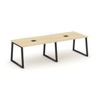 Style Project Fusion SN-6T1.SPRG-011 (Акация лорка/Черный) Стол переговорный