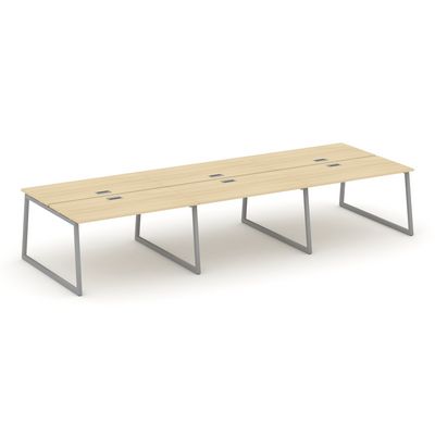 Style Project Fusion SN-4T1.DRS-084 (Акация лорка/Серый) Рабочая станция двухсторонняя