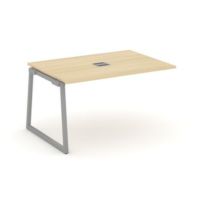 Style Project Fusion SN-4T1.NSPRG-002 (Акация лорка/Серый) Проходной наборный элемент переговорного стола