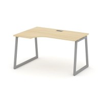 Style Project Fusion SN-4T1.SPA-001(L) (Акация лорка/Серый) Стол рабочий эргономичный