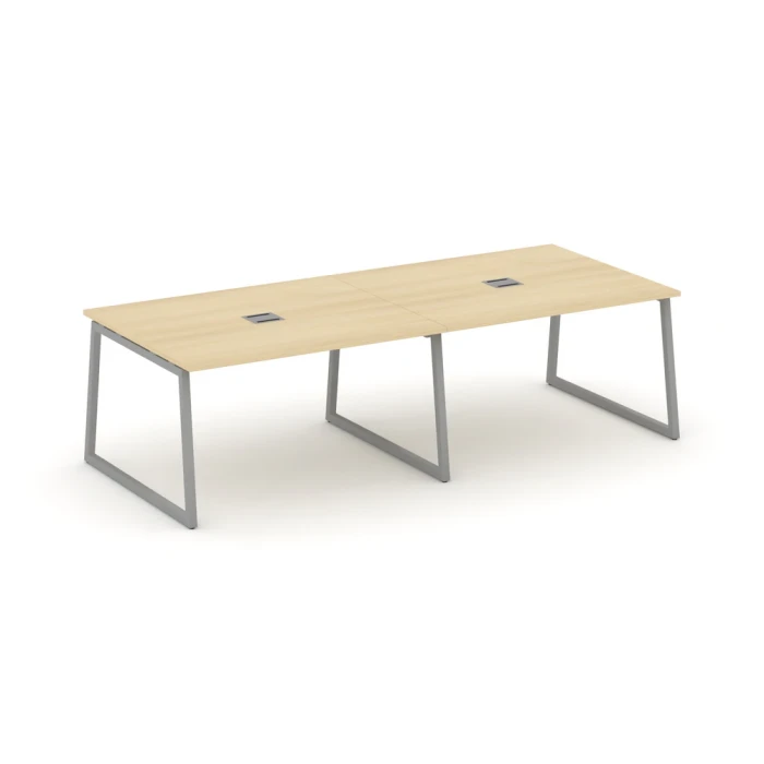 SN-4T1.SPRG-042 Стол переговорный, ЛДСП акация лорка, серый